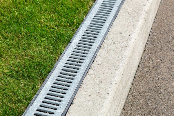 Courtyard Drain Installation in La Crosse